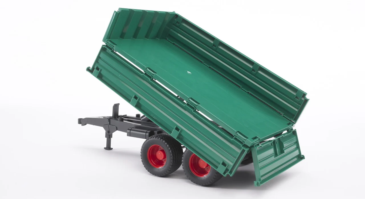 Bruder 02010 Tandem Axle Tipping Trailer with Removable Top 18.10.10 - Image 3