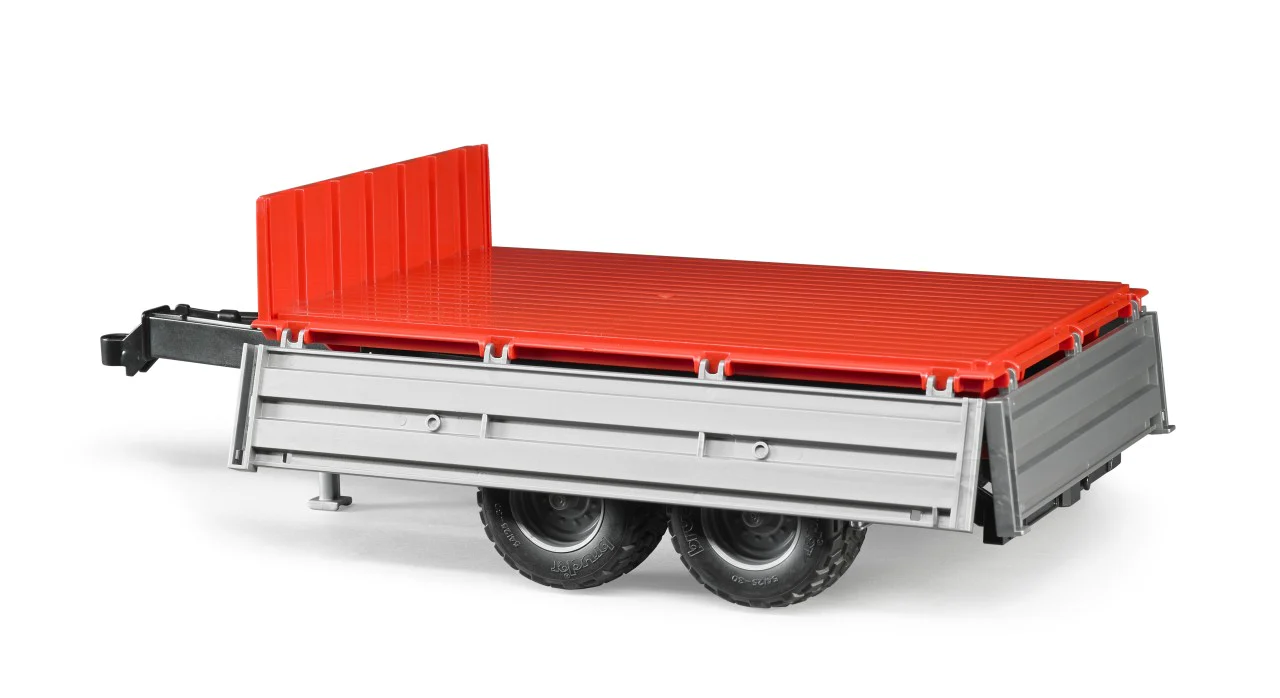 Bruder 02019 Tipping Trailer with Grey Sides 18.10.10 - Image 3