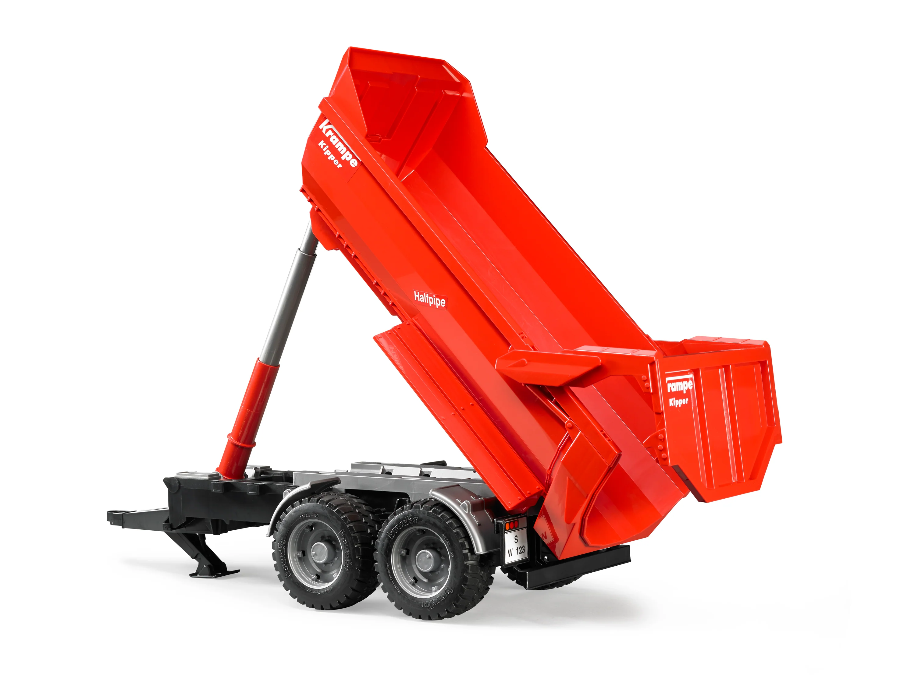 Bruder 02225 Krampe Tandem-Halfpipe Tipping Trailer 20.12.8 - Image 3