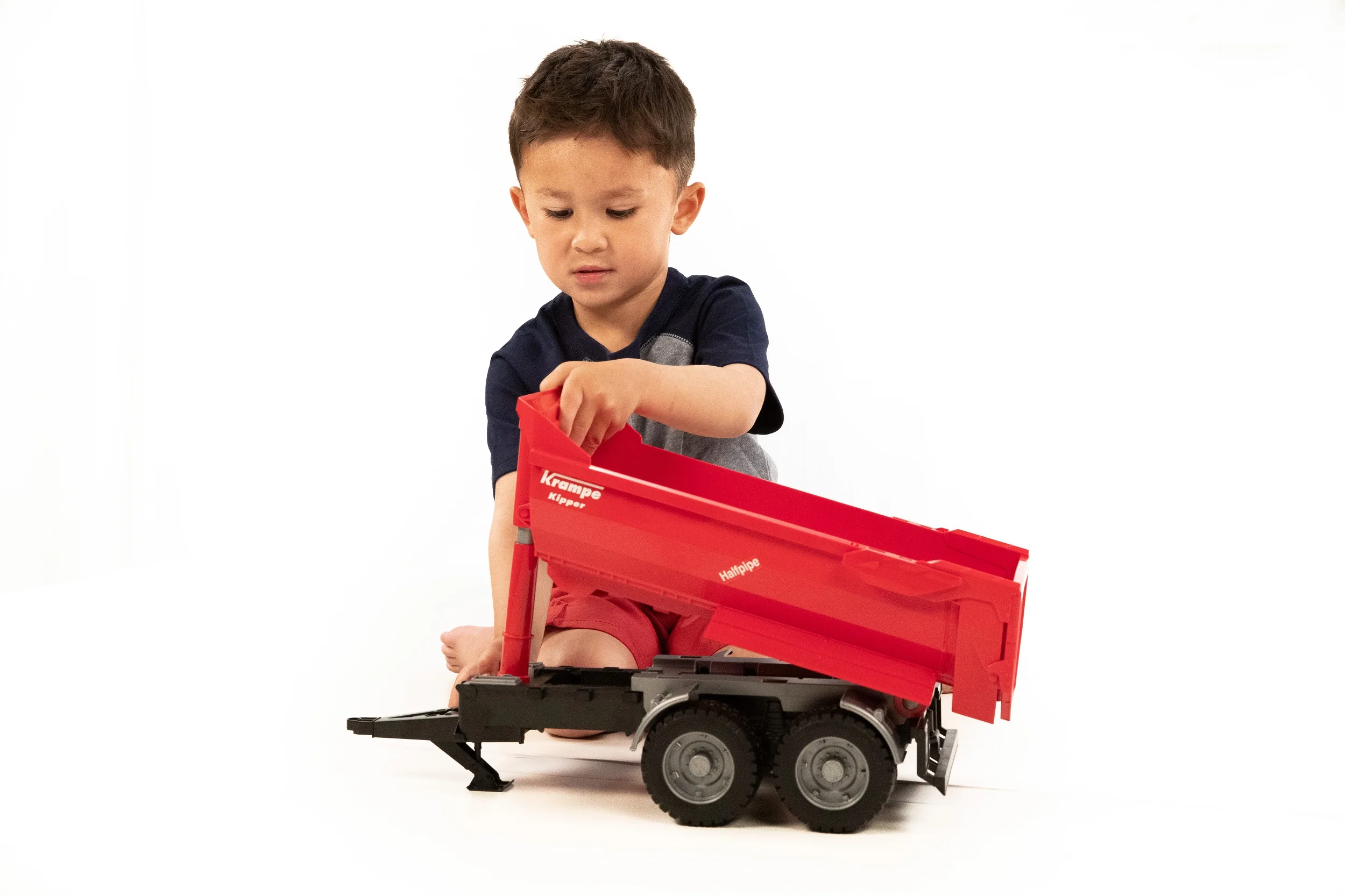 Bruder 02225 Krampe Tandem-Halfpipe Tipping Trailer 20.12.8 - Image 4