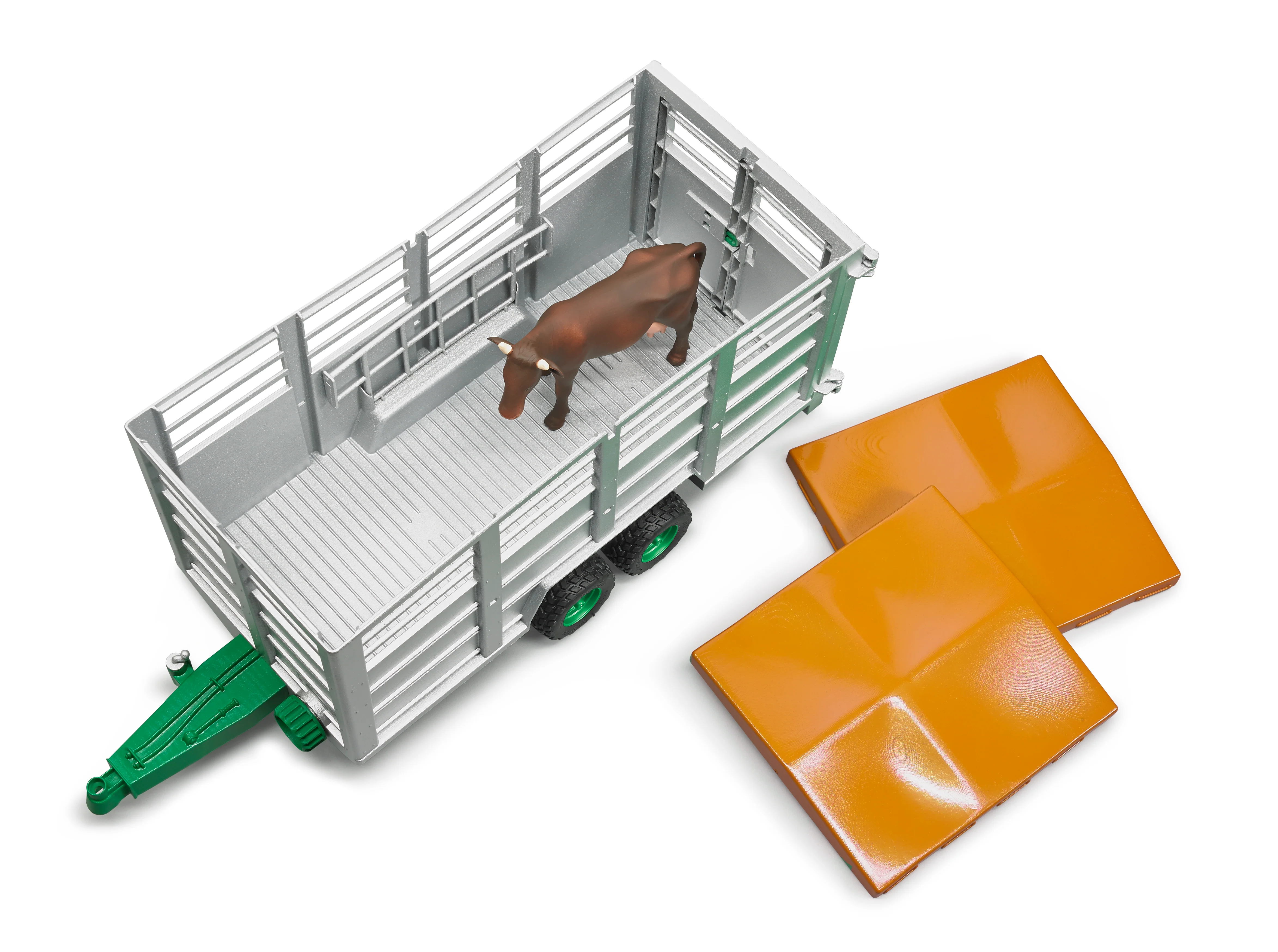 Bruder 02227 Livestock Trailer with 1 Cow 20.12.8 - Image 2