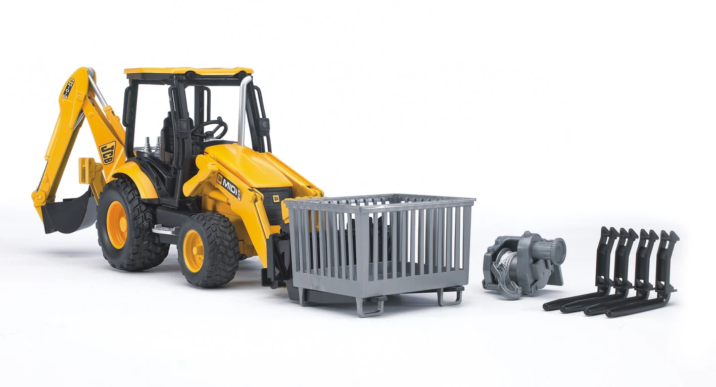 Bruder 02427 JCB MIDI CX Backhoe Loader 18.10.10 - Image 7