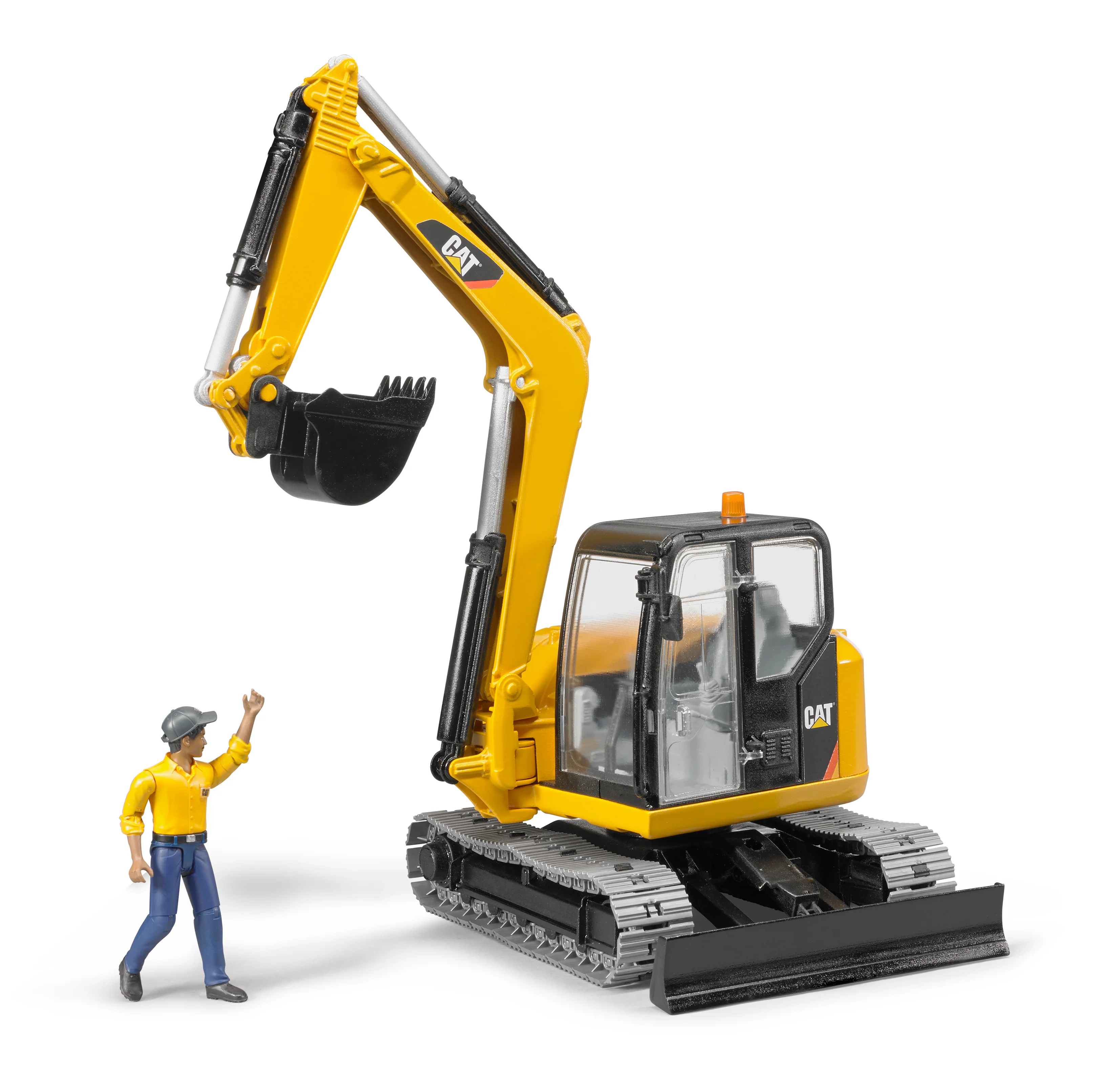 Bruder 02467 Cat® Mini Excavator with Worker 18.10.10 - Image 3