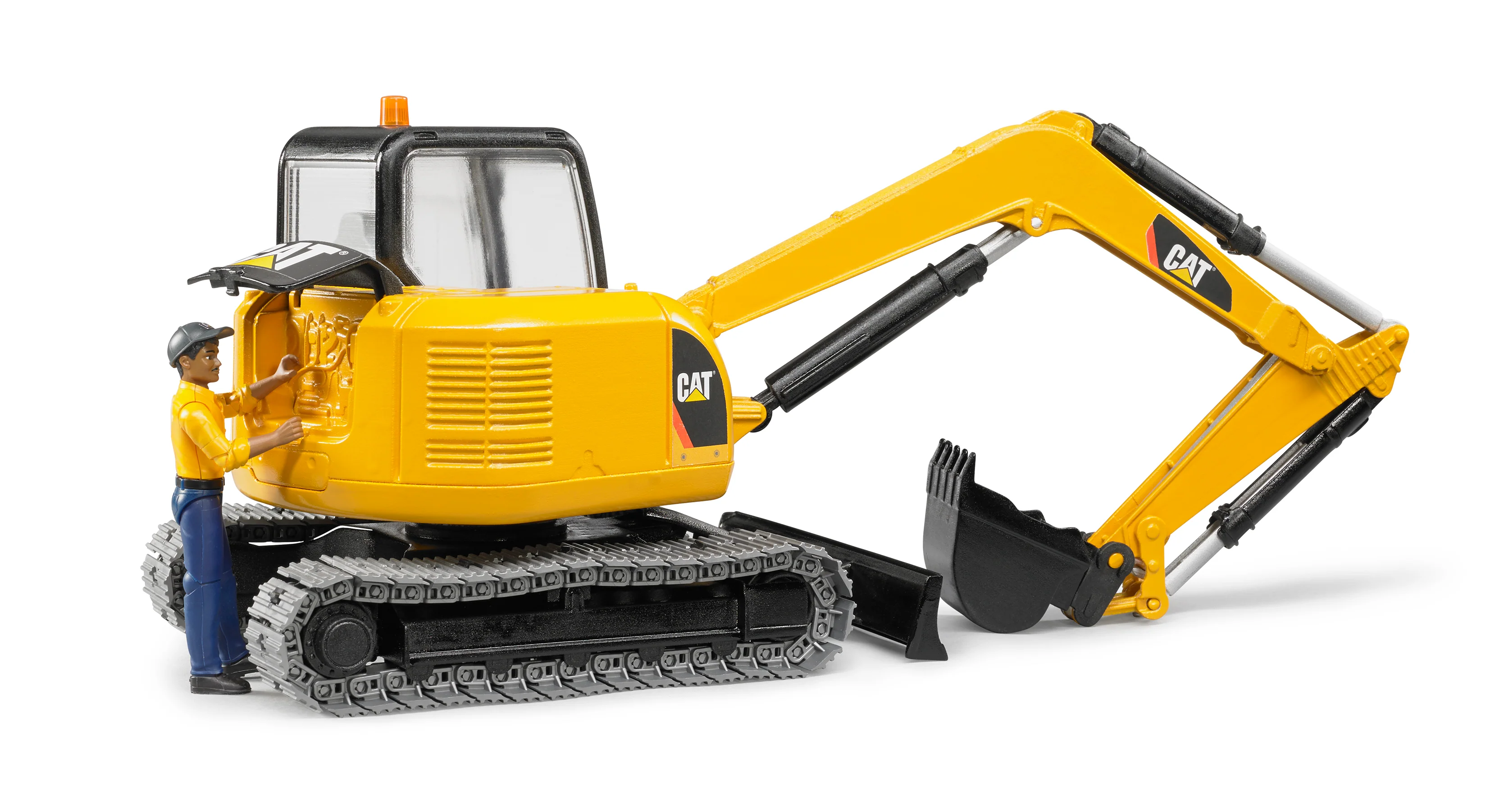 Bruder 02467 Cat® Mini Excavator with Worker 18.10.10 - Image 4