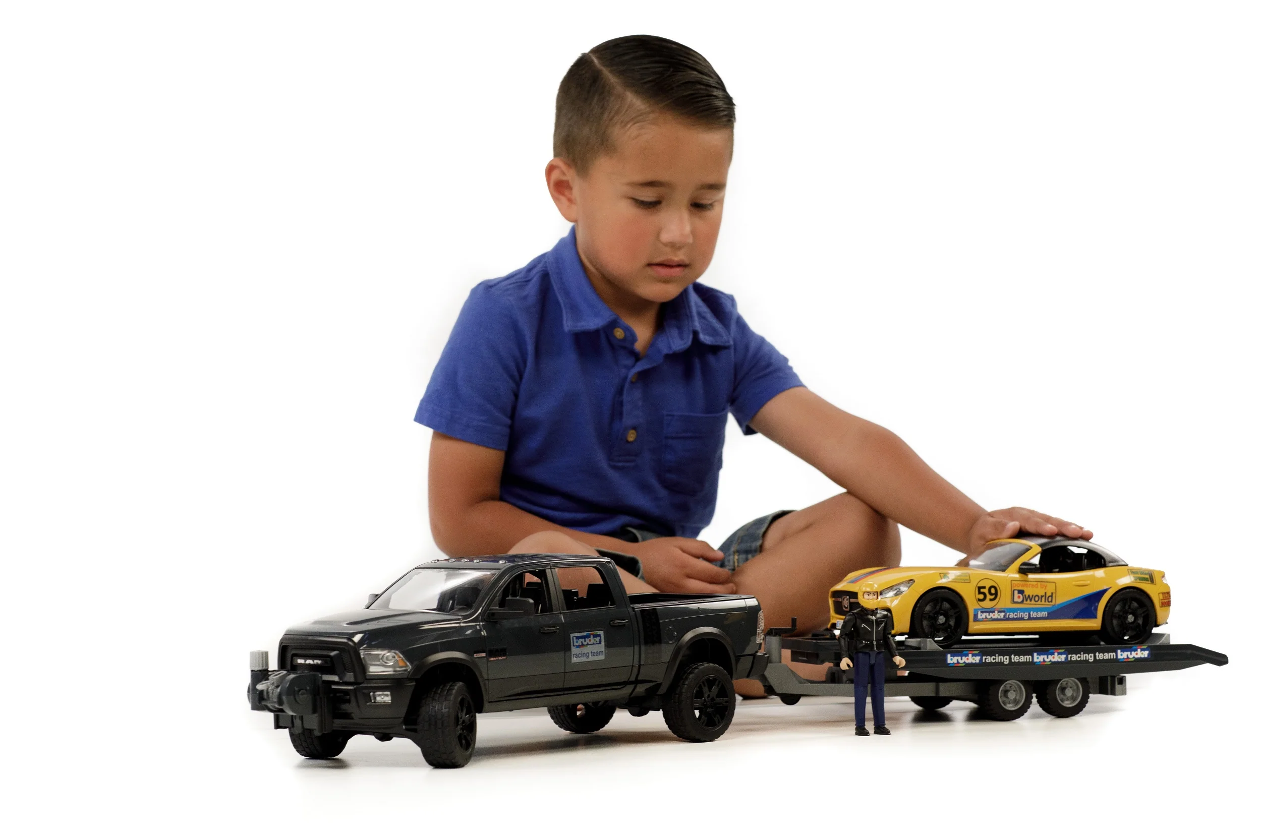 Bruder 02504 Ram 2500 Power Wagon and Roadster Racing Team 20.14.8 - Image 7
