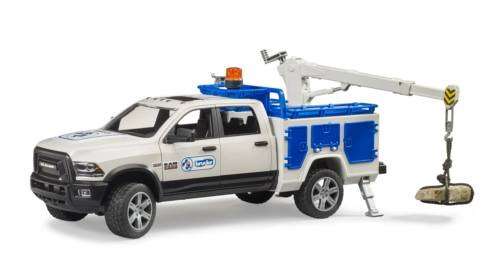 Bruder 02509 Ram 2500 Service Truck with Rotating Beacon 20.12.8 - Image 3