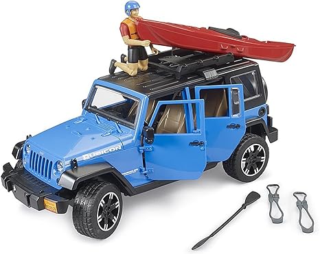Bruder 02529 Jeep Wrangler Rubicon Unlimited with Kayak and Figure 18.10.10 - Image 3