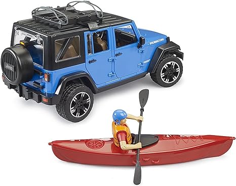 Bruder 02529 Jeep Wrangler Rubicon Unlimited with Kayak and Figure 18.10.10 - Image 4