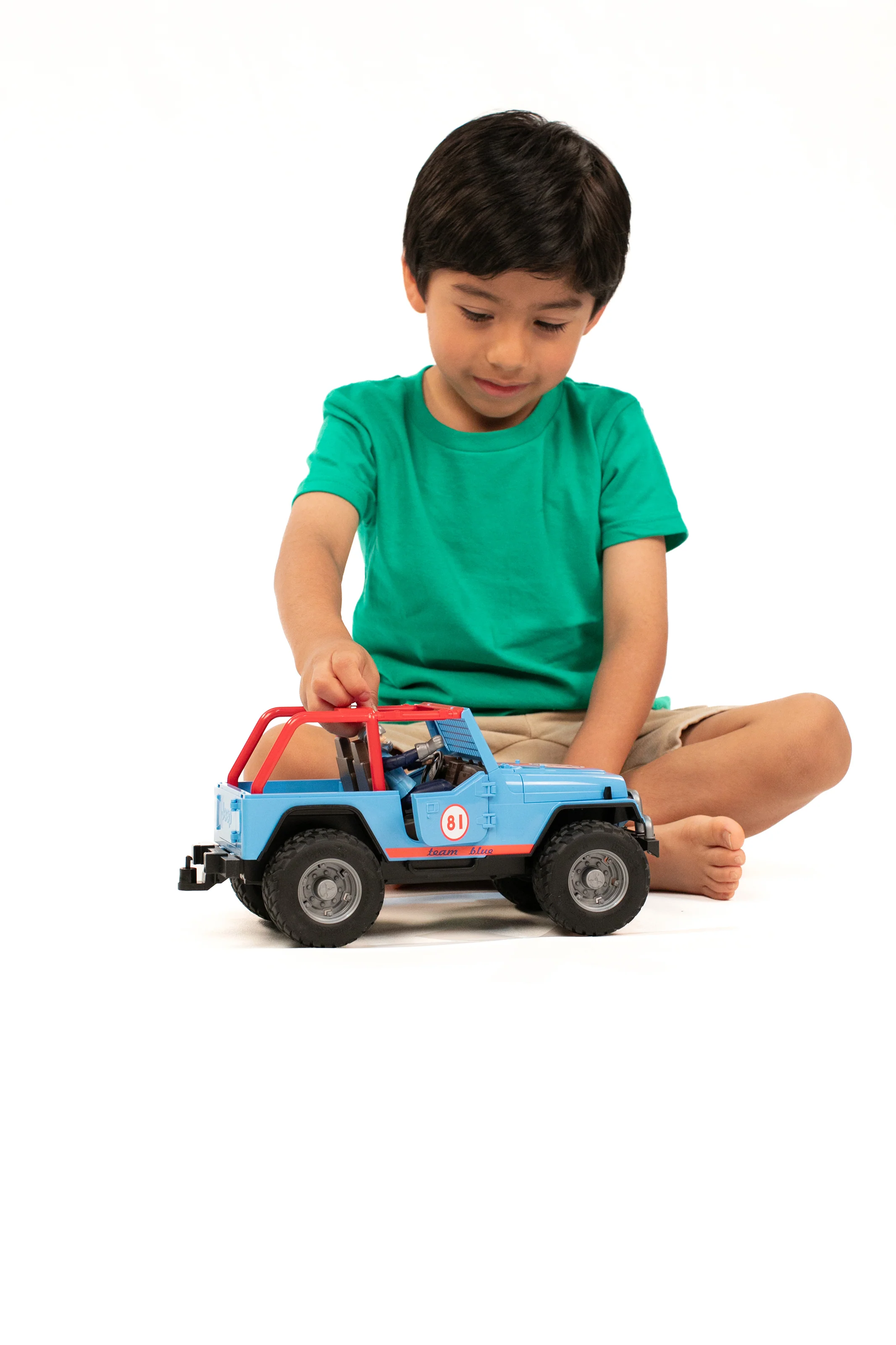 Bruder 02541 Jeep Cross Country Racer Blue with Driver 18.10.10 - Image 4