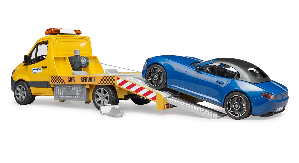 Bruder 02675 Mercedes-Benz Sprinter Car Transporter with Light & Sound Module and Roadster 20.12.8 - Image 6