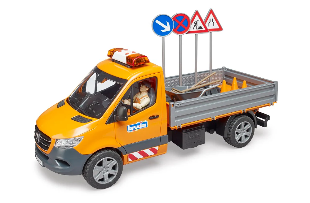 Bruder 02677 Mercedes-Benz Sprinter Municipal with Light & Sound Module, Driver and Accessories 20.12.8 - Image 3