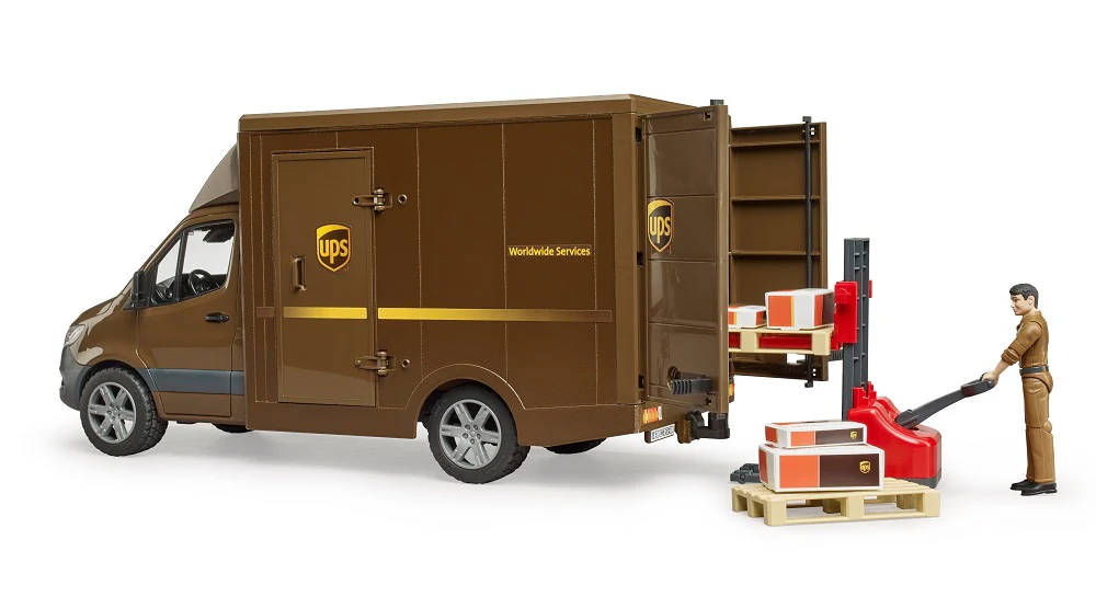 Bruder 02678 Mercedes-Benz Sprinter UPS with Driver and Accessories 20.12.8 - Image 3