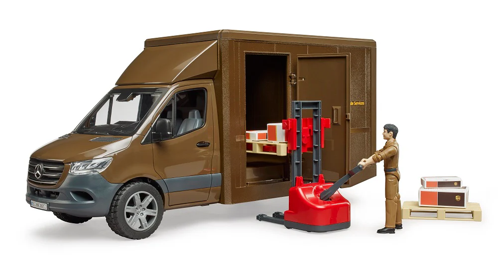 Bruder 02678 Mercedes-Benz Sprinter UPS with Driver and Accessories 20.12.8 - Image 6