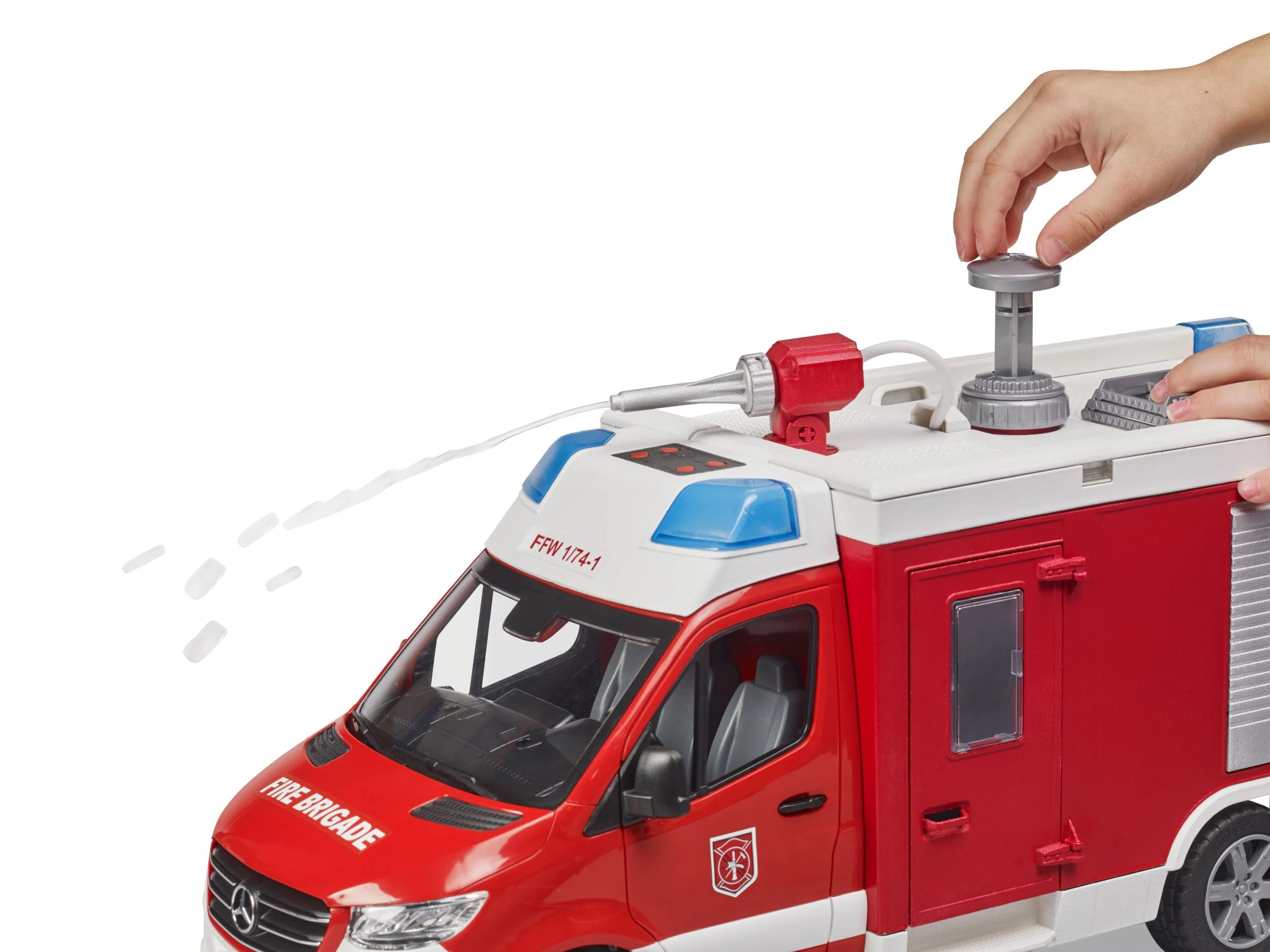 Bruder 02680 Mercedes-Benz Sprinter Fire Engine with Light & Sound Module 24.12.8 - Image 5