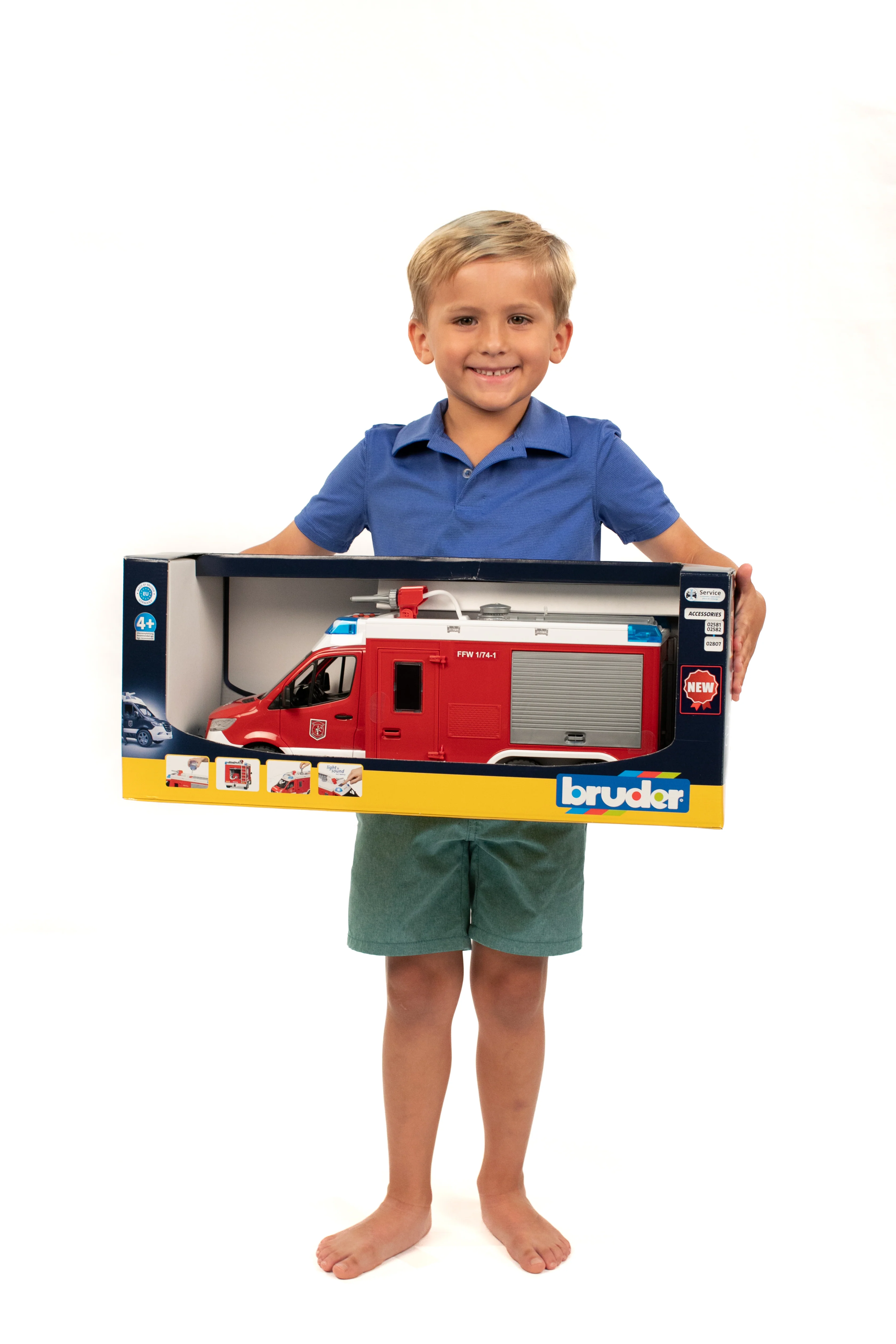 Bruder 02680 Mercedes-Benz Sprinter Fire Engine with Light & Sound Module 24.12.8 - Image 9