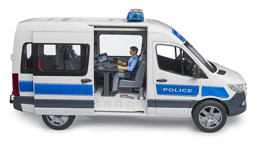Bruder 02683 Mercedes-Benz Sprinter Police Vehicle with Light & Sound Module 24.12.8 - Image 4