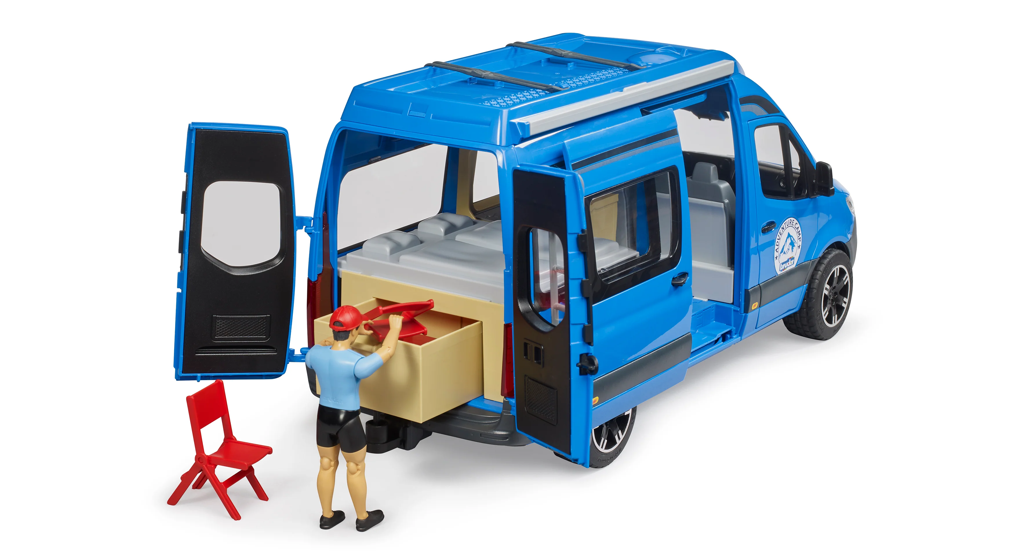Bruder 02684 *New* Mercedes-Benz Sprinter Camper with Driver 24.12.8 - Image 5