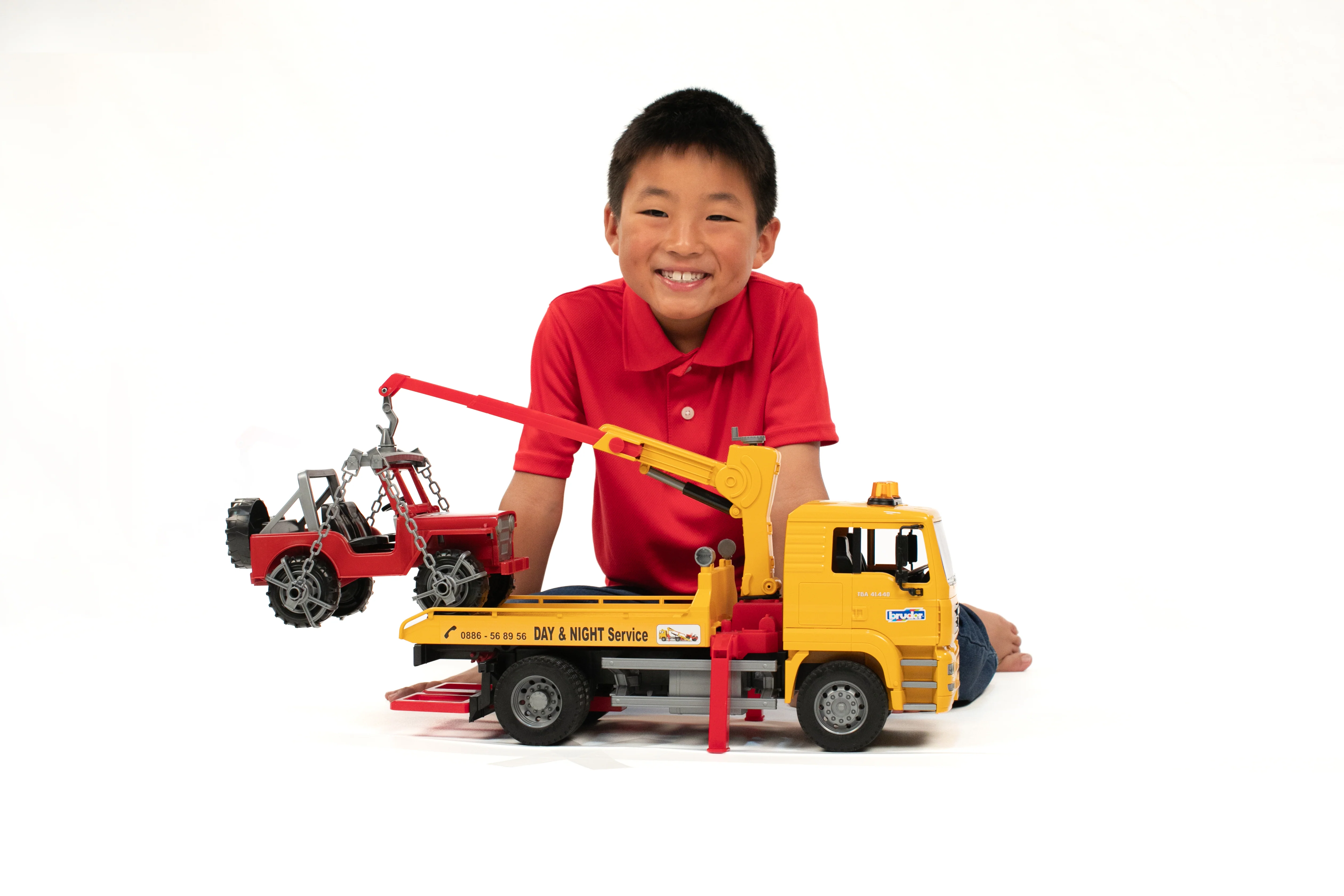 Bruder 02750 Man TGA Tow Truck with Off-Road Vehicle 20.12.8 - Image 7