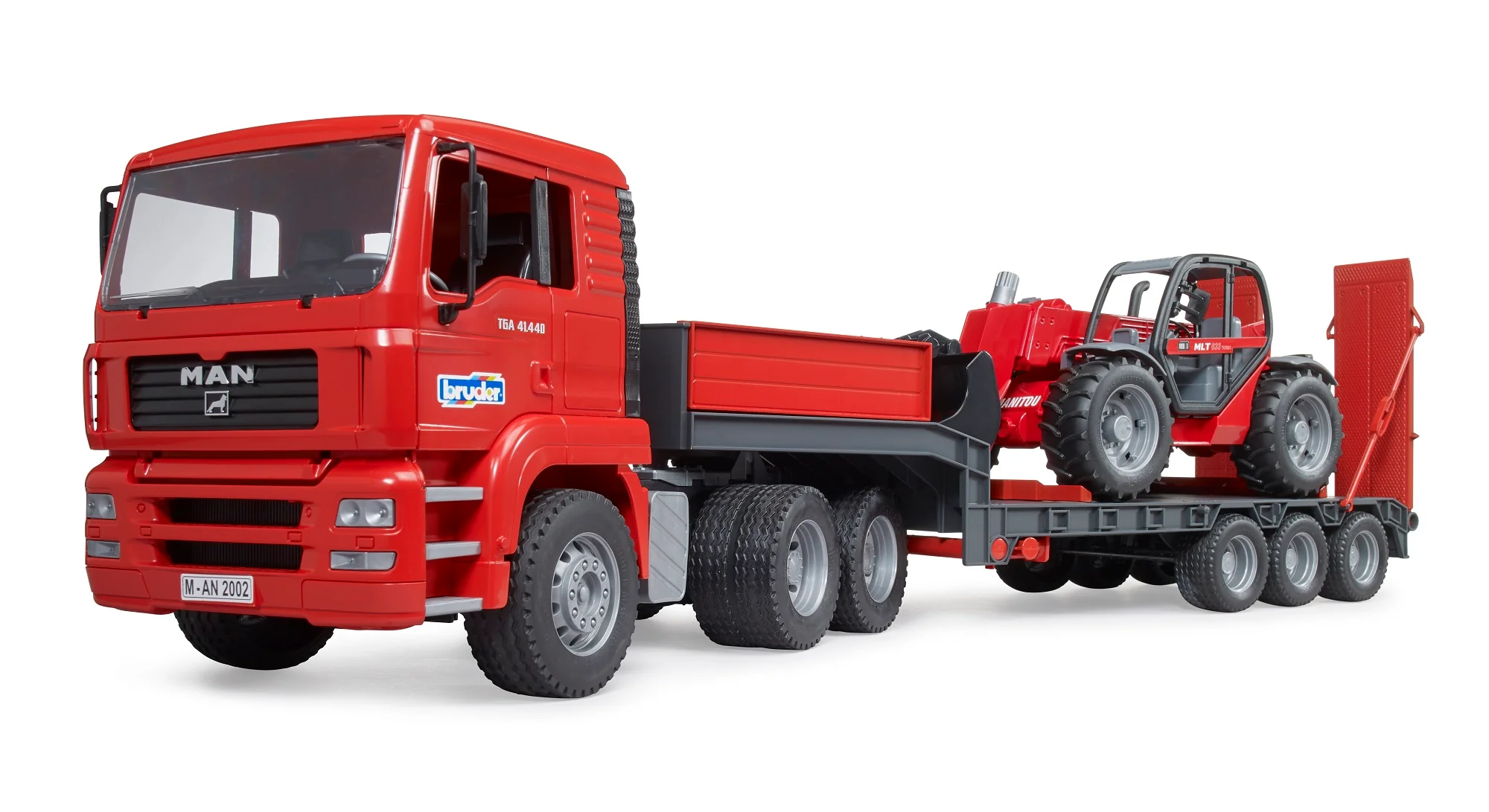Bruder 02774 Man TGA Low Loader with Manitou Telehandler 35.12.9 - Image 3