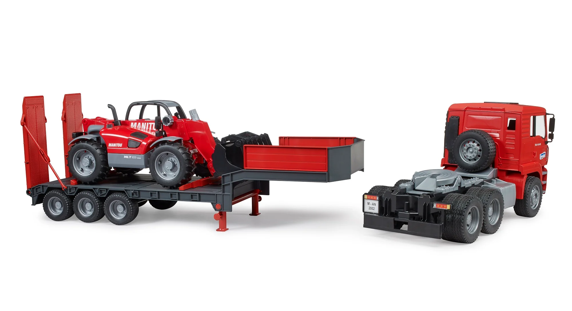 Bruder 02774 Man TGA Low Loader with Manitou Telehandler 35.12.9 - Image 5