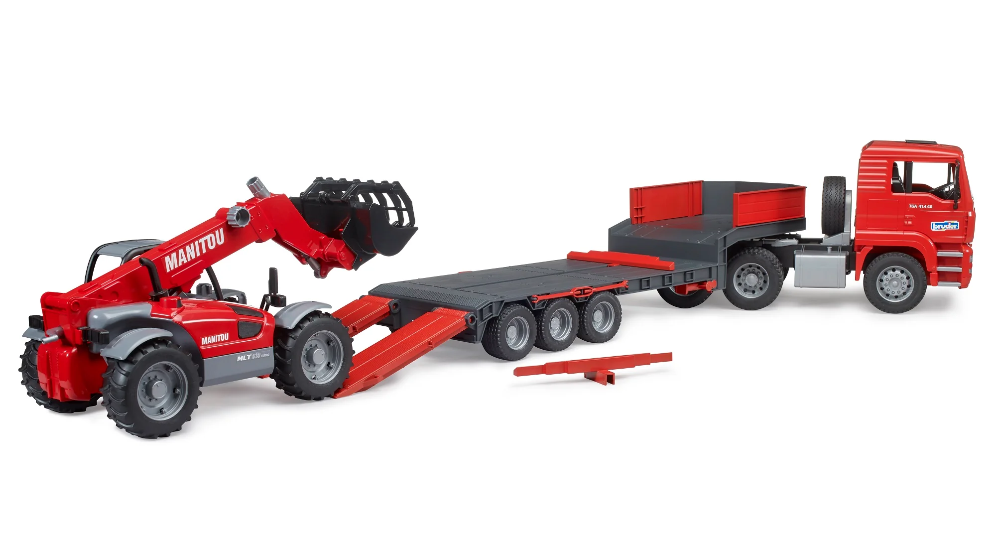 Bruder 02774 Man TGA Low Loader with Manitou Telehandler 35.12.9 - Image 6