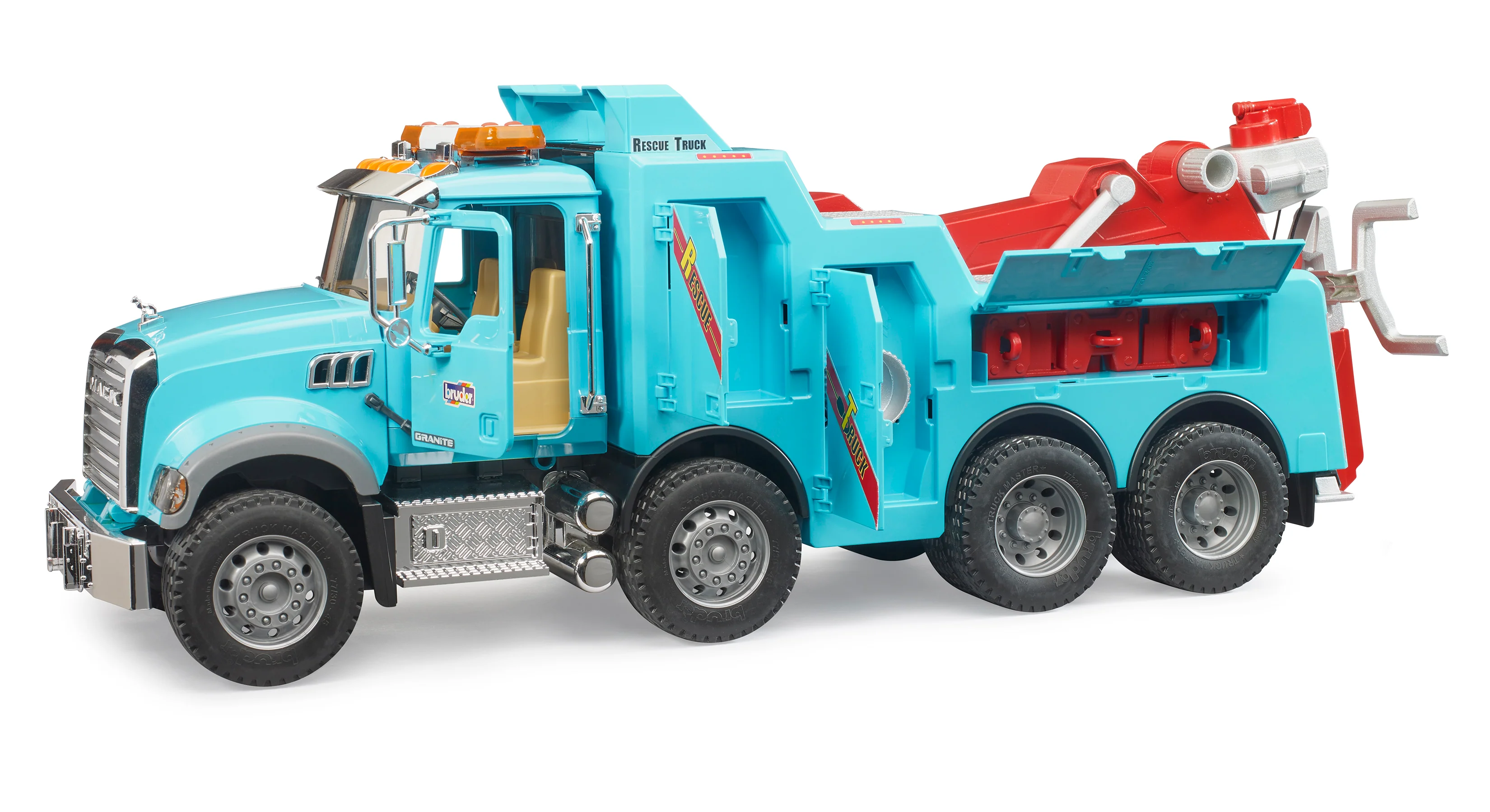 Bruder 02831 *New* Mack Granite Recovery and Towing Truck with Light and Sound Module 26.10.10 - Image 2