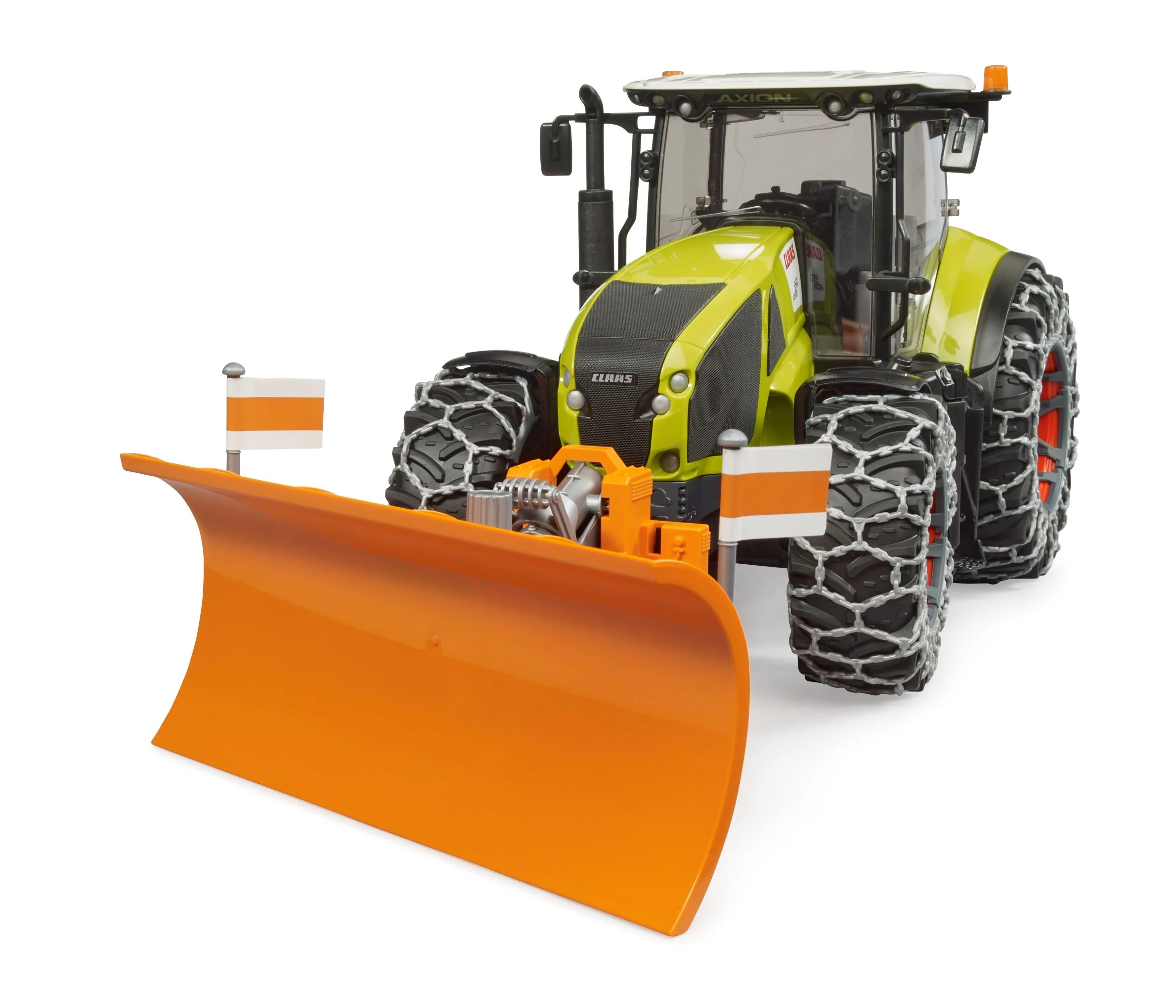 Bruder 03018 *New* Claas Axion 950 with Snow Chains and Snow Blade 20.12.8 - Image 3