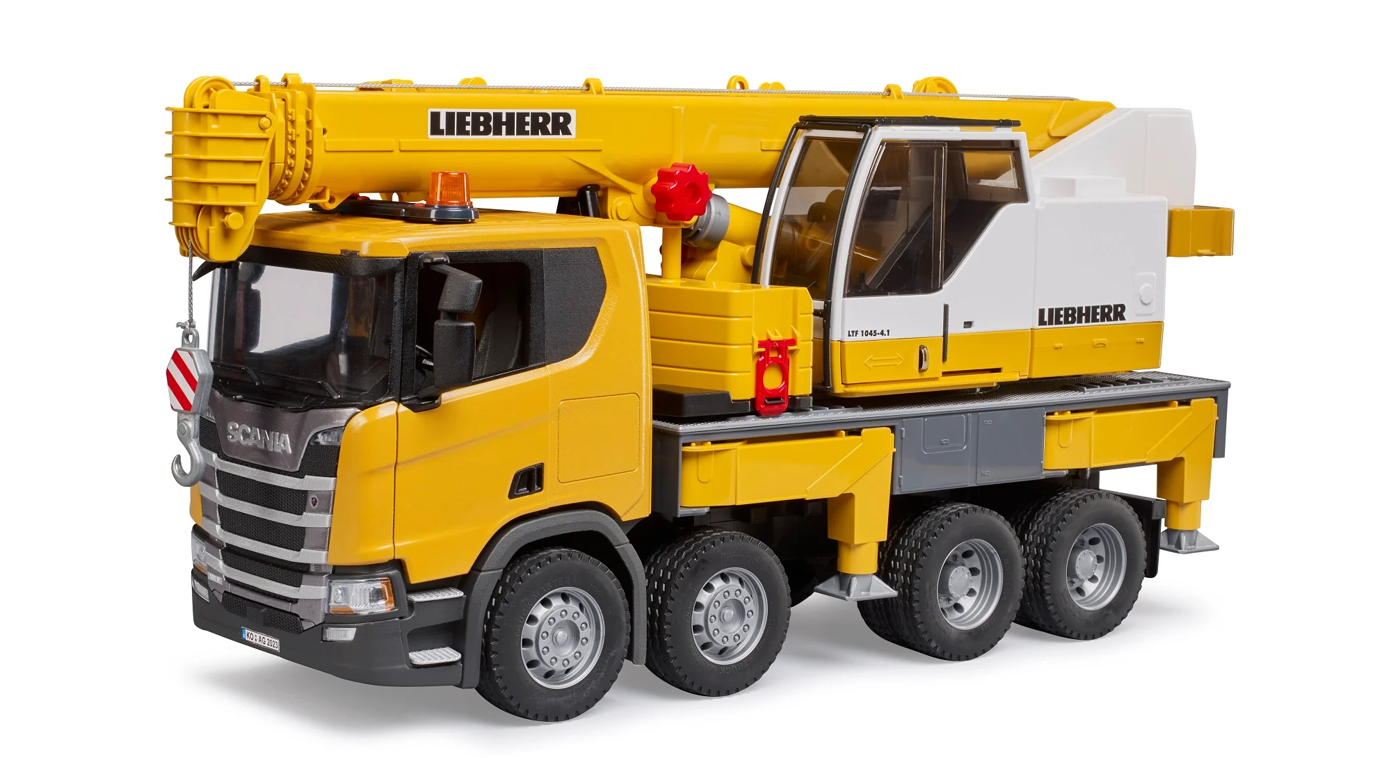 Bruder 03571 Scania Super 560R Liebherr Crane Truck with Light and Sound Module 28.12.10 - Image 3