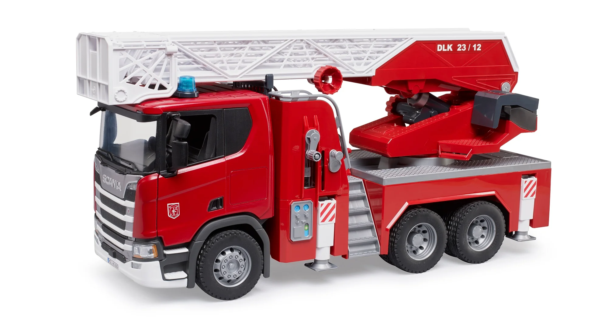 Bruder 03591 Scania Super 560R Fire Engine with Ladder, Water Pump and Light and Sound Module 24.12.12 - Image 3