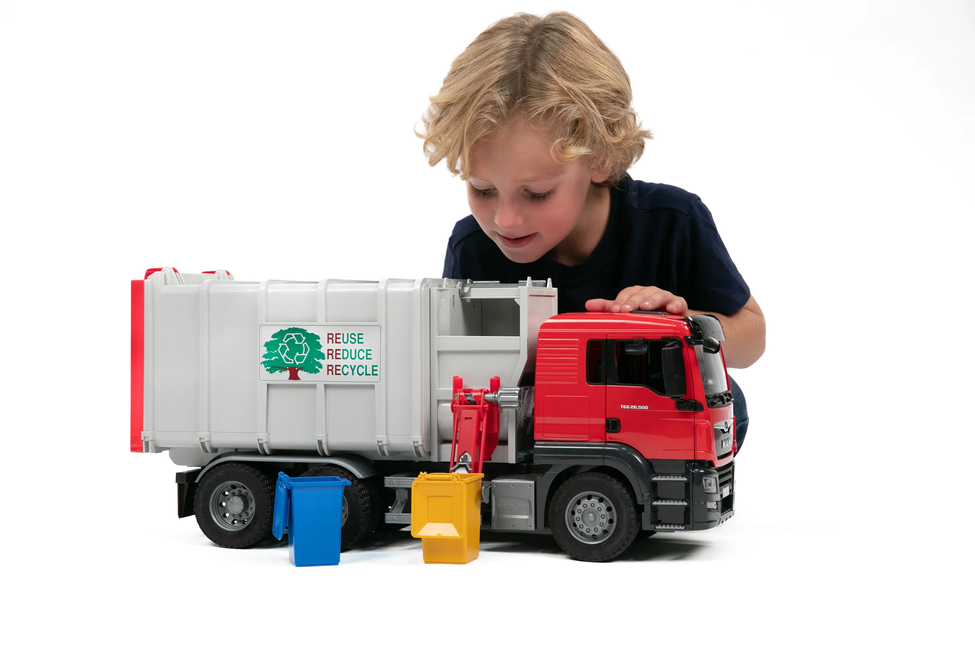 Bruder 03761 Man TGS Side Loading Garbage Truck 24.12.8 - Image 5