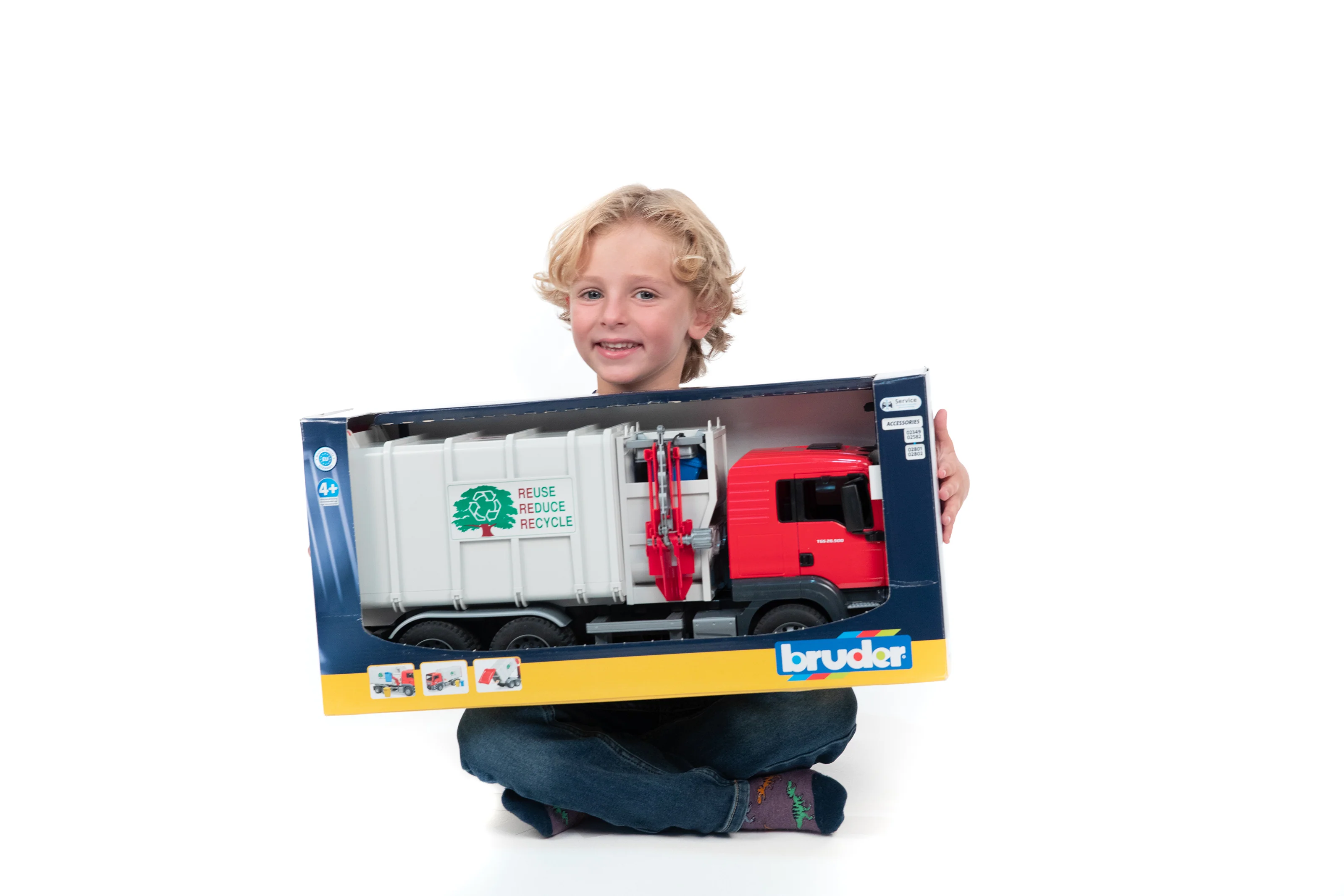 Bruder 03761 Man TGS Side Loading Garbage Truck 24.12.8 - Image 6