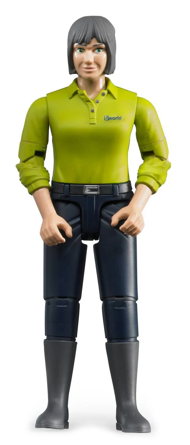 Bruder 60405 Woman with Light Skin Tone and Dark Blue Pants 6.6.6
