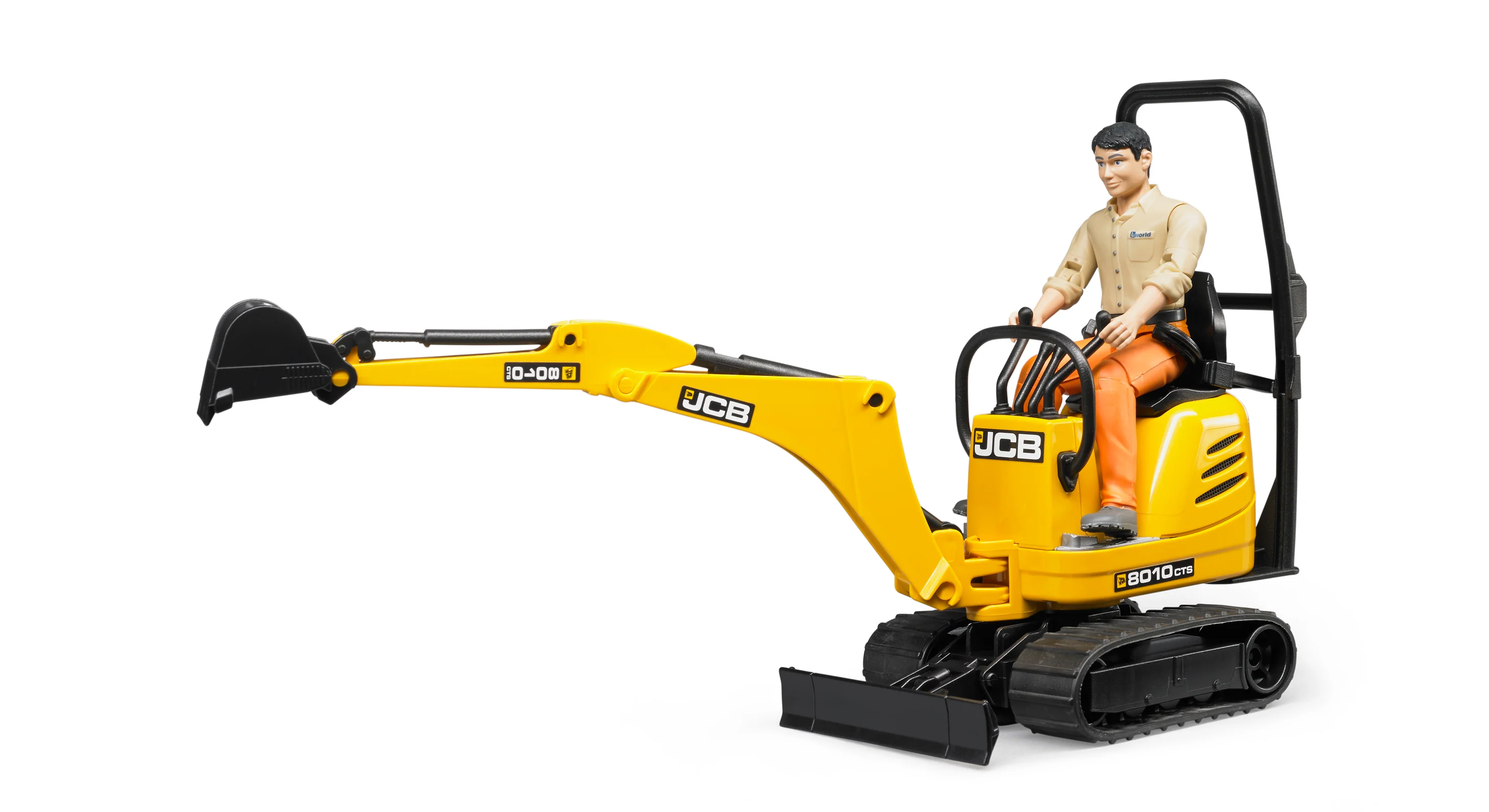 Bruder 62002 JCB Micro Excavator 8010 CTS and Worker 10.7.7 - Image 5