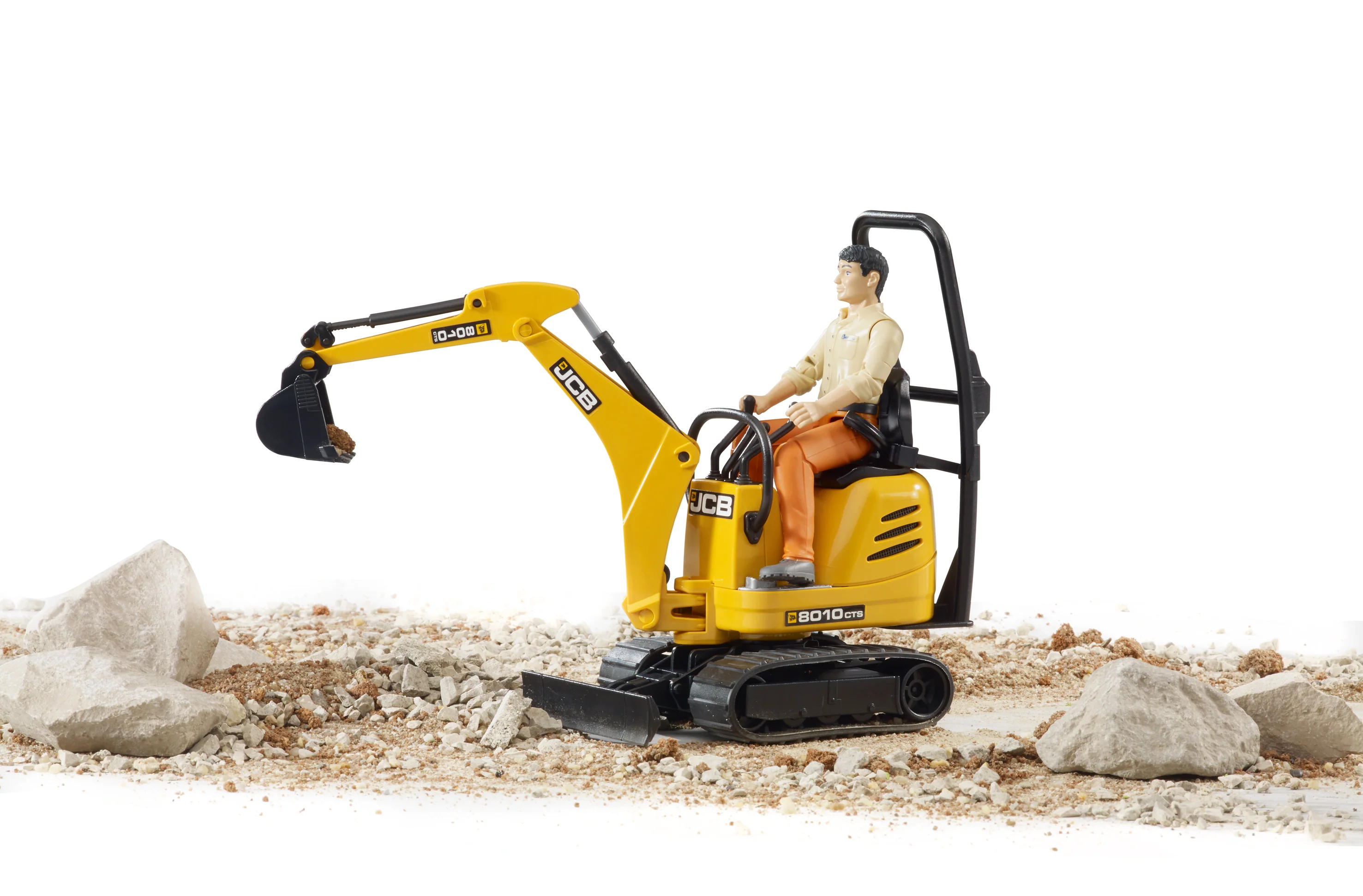 Bruder 62002 JCB Micro Excavator 8010 CTS and Worker 10.7.7 - Image 6