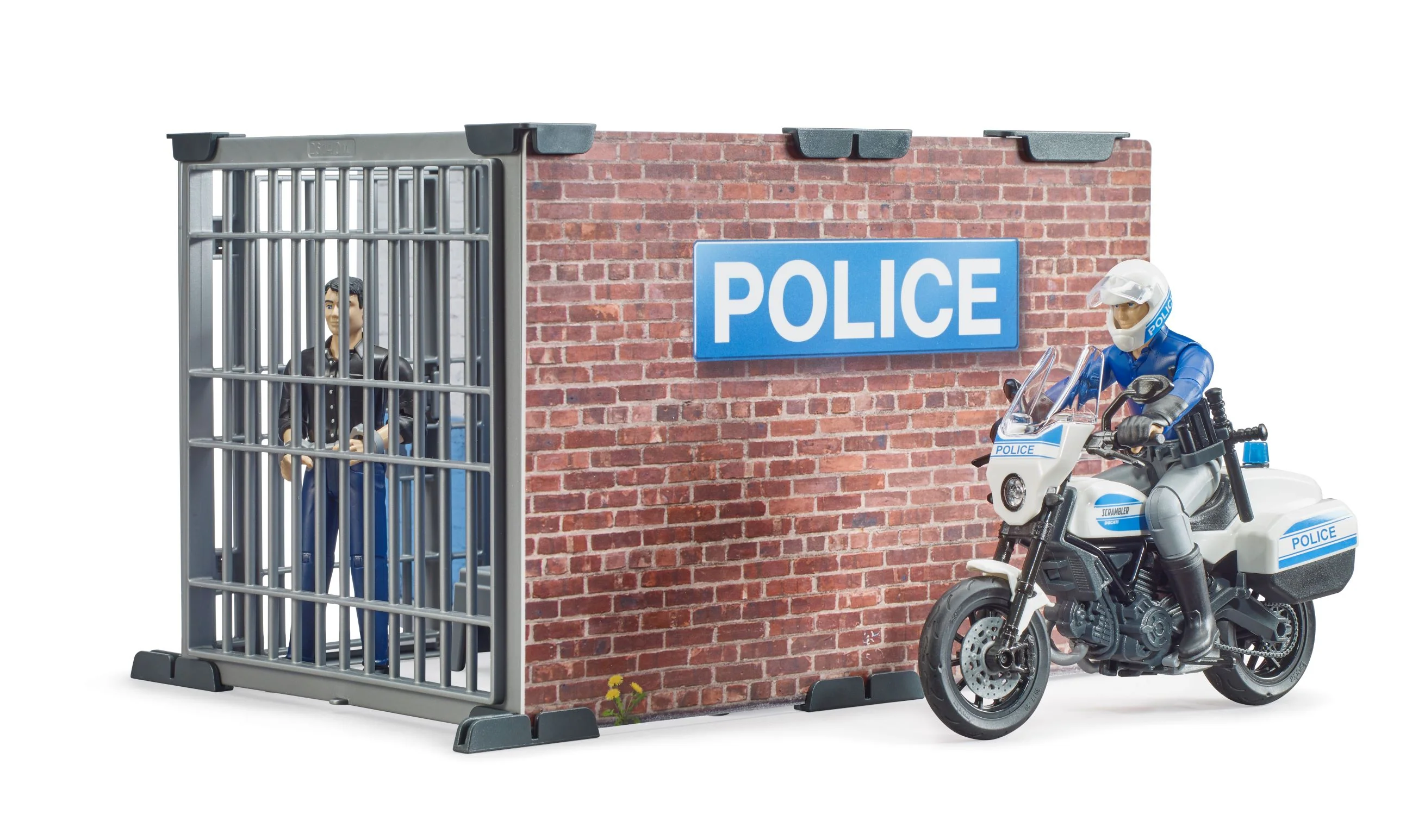 Bruder 62732 bworld Police Station with Police Motorcycle 10.7.7 - Image 3