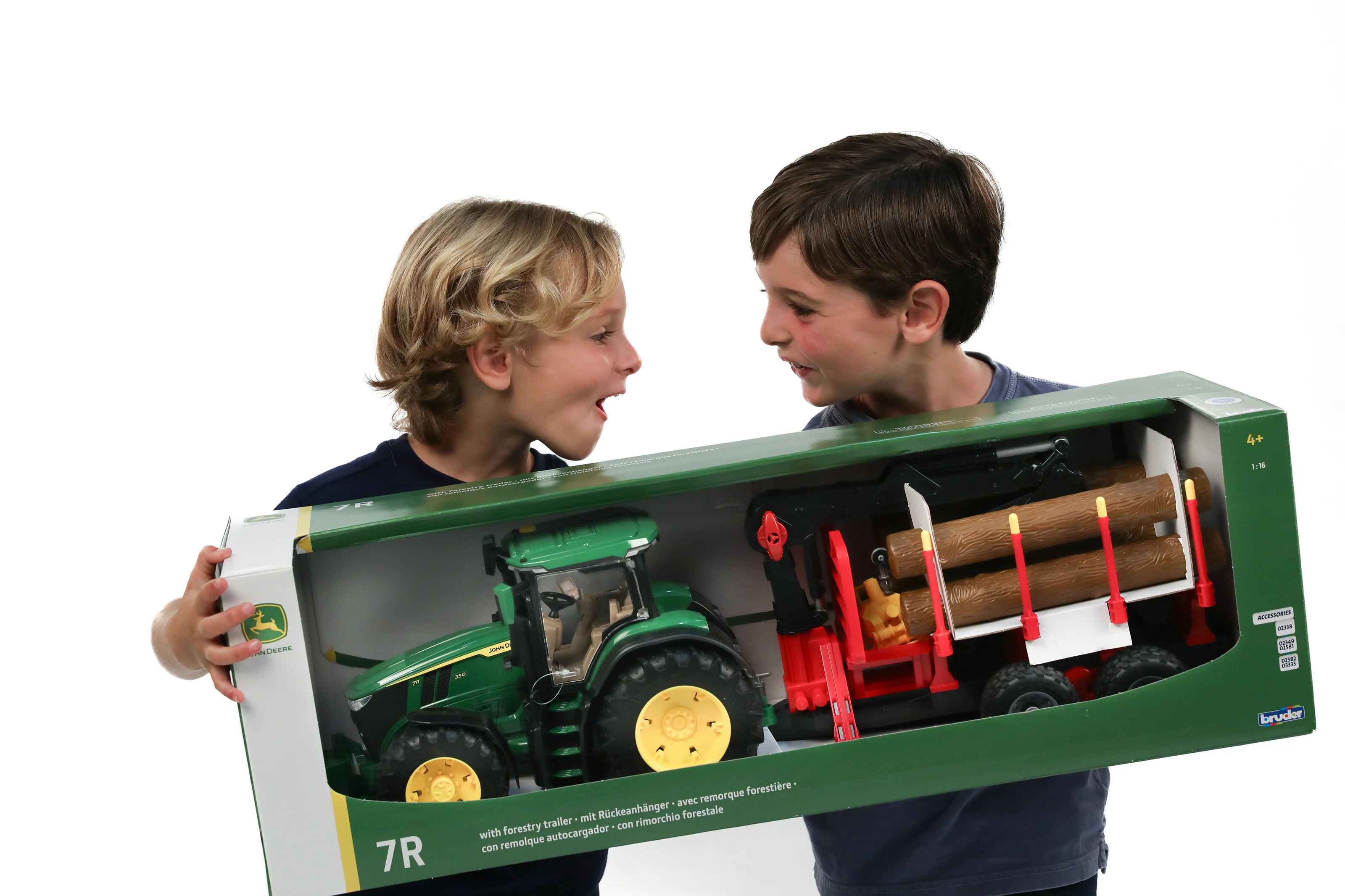 Bruder 09829 John Deere 7R 350 with Forwarding Trailer and 4 Logs 30.10.10 - Image 6