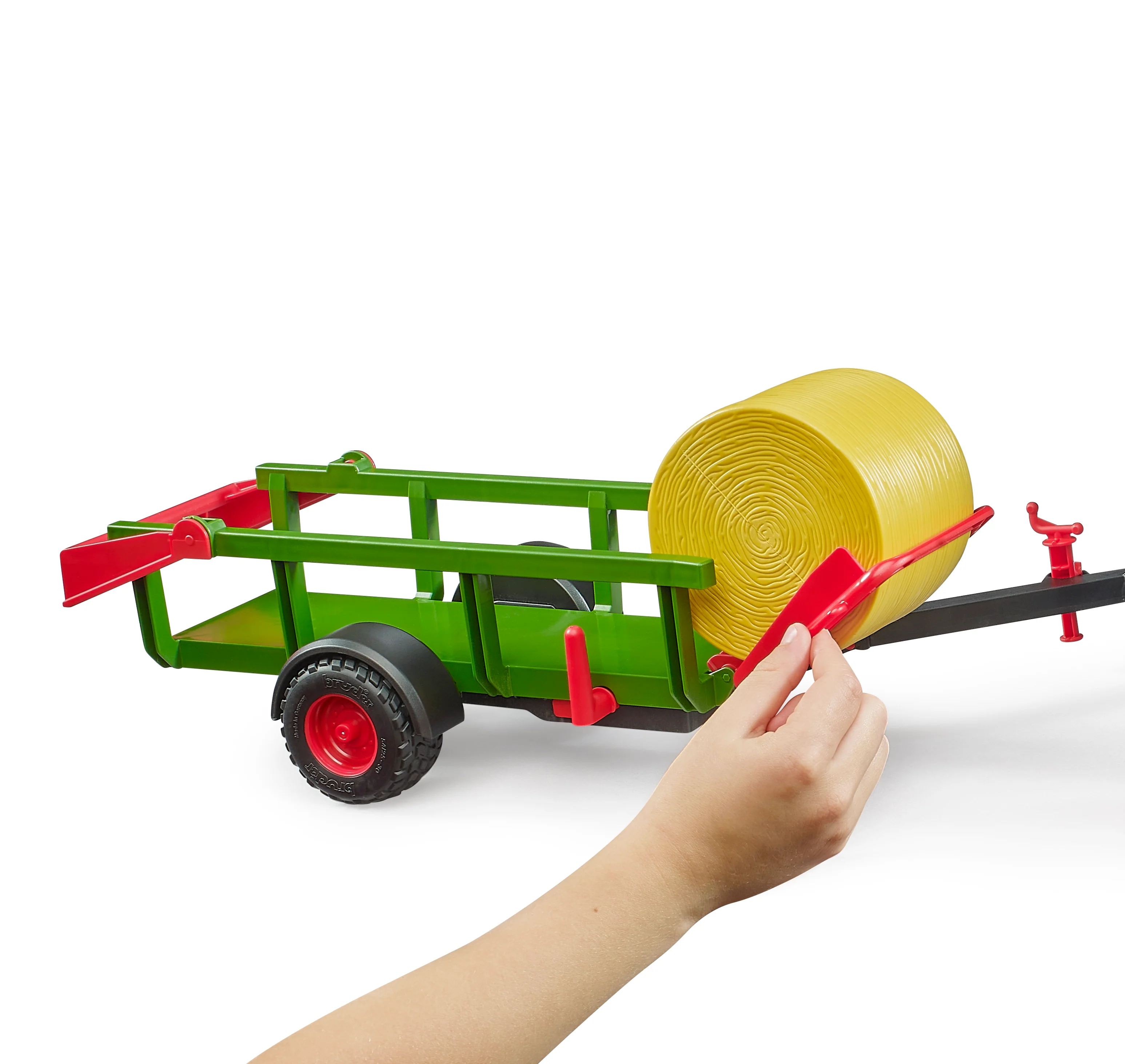 Bruder 02204 Self Loading Bale Trailer - Image 3