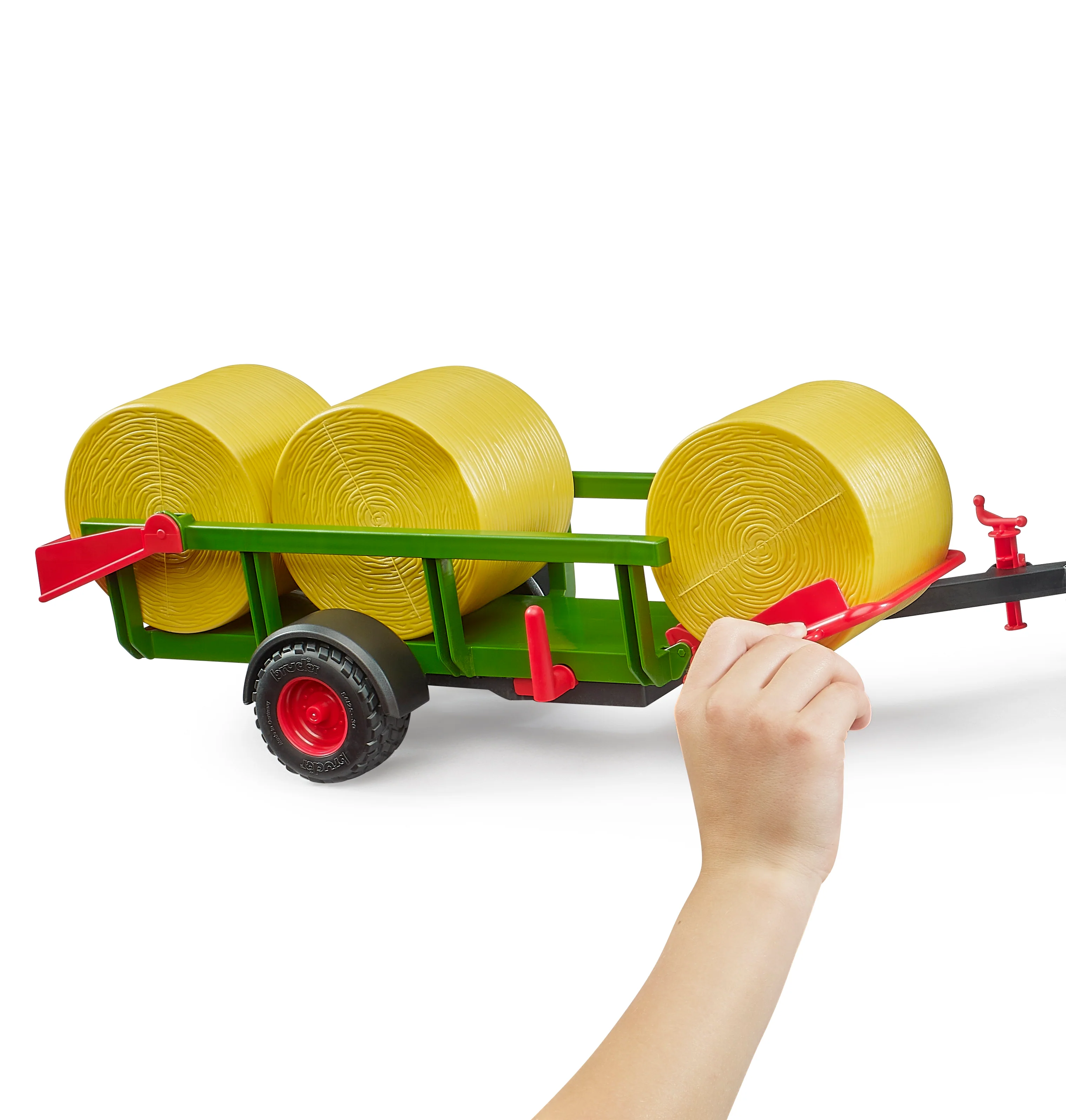 Bruder 02204 Self Loading Bale Trailer - Image 4