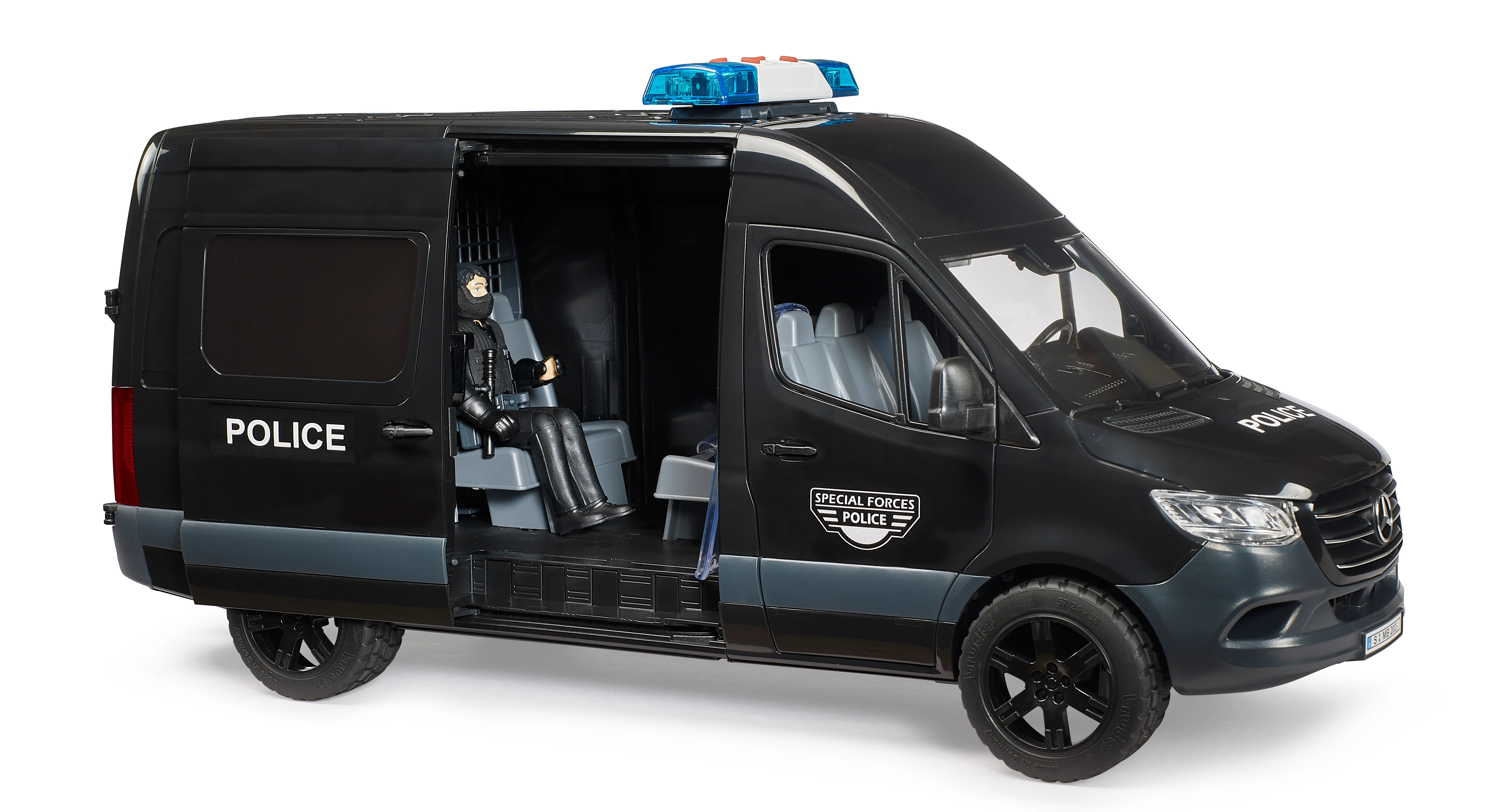 Bruder 02685 Mercedes-Benz Sprinter Police Special Forces with Police Figure - Image 3