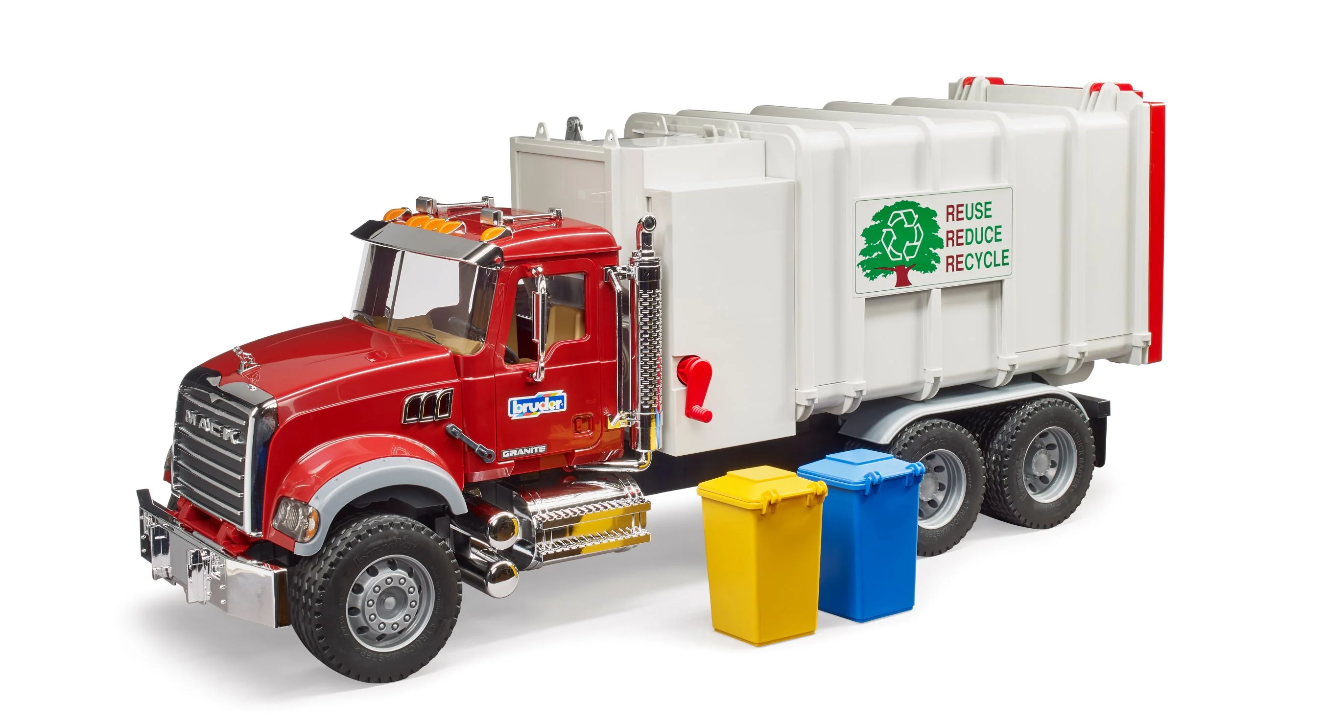 Bruder 02811 Mack Granite Side Loading Garbage Truck 28.12.10 - Image 4