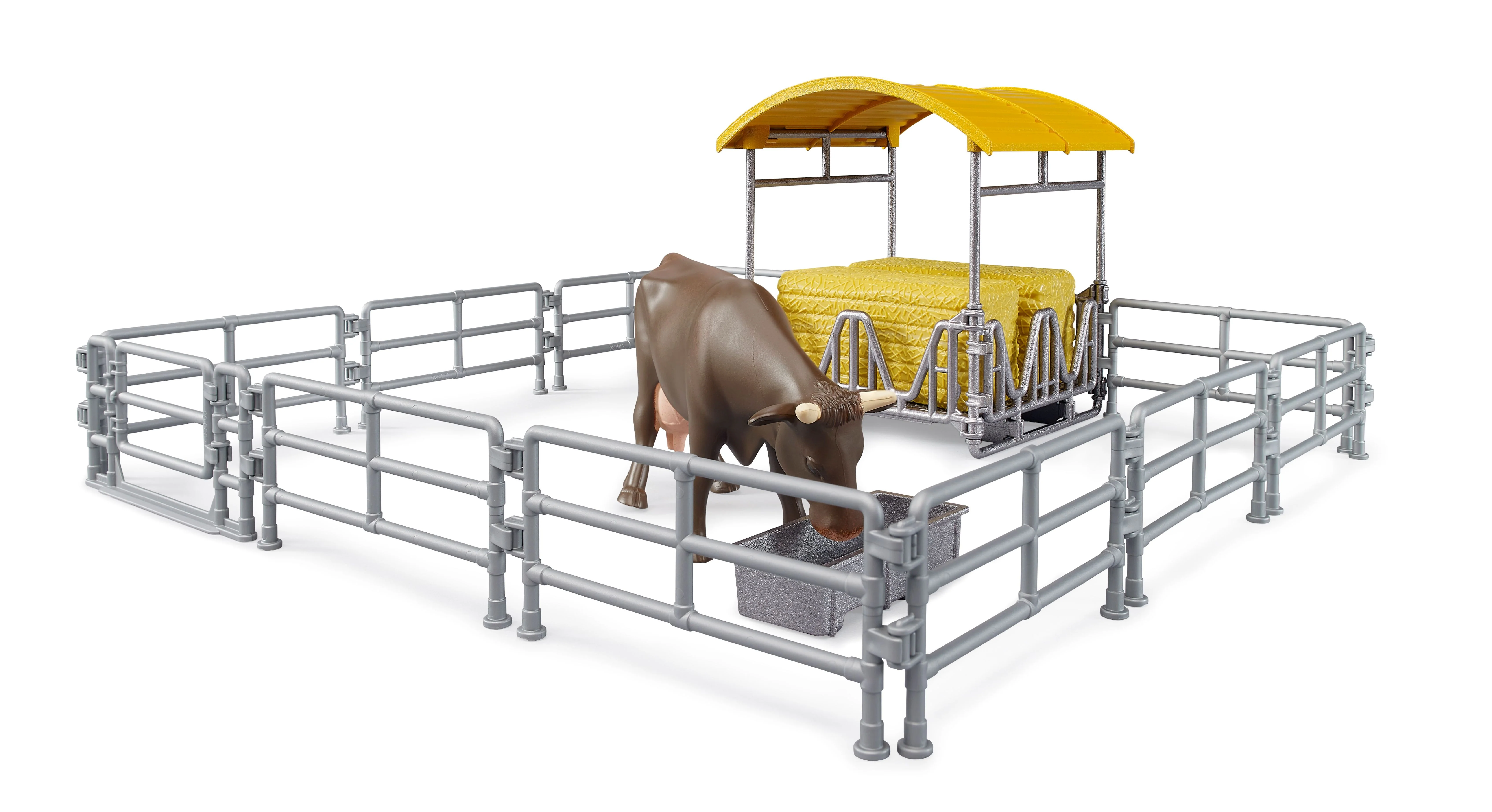 Bruder 62612 Accessory: Hay Rack with Fences and Trough - Image 3