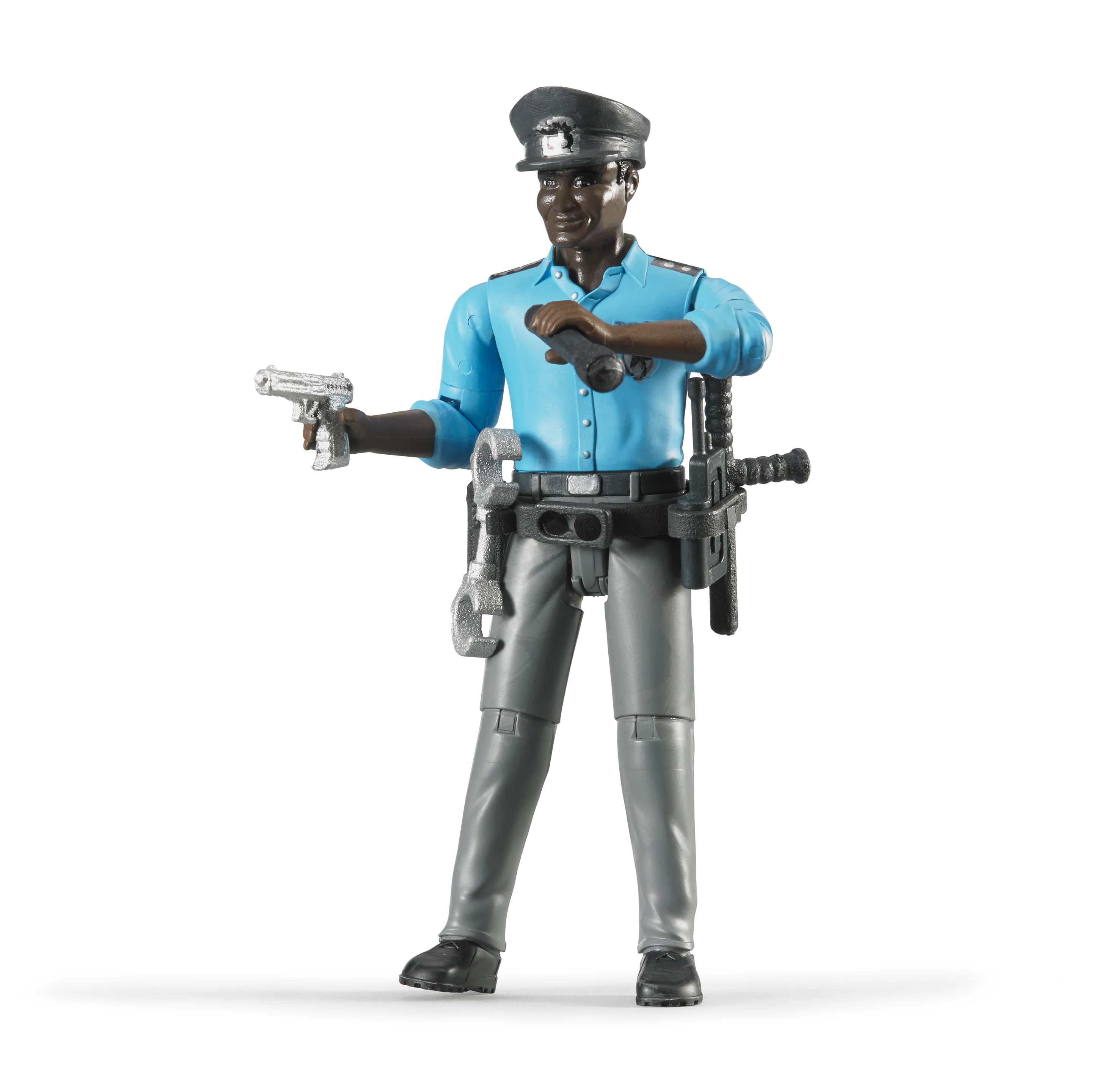 Bruder 60051 Police Officer with Dark Skin Tone and Accessories 6.6.6 - Image 2